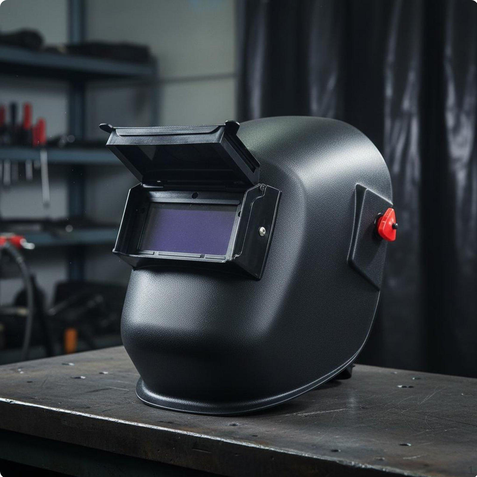 HeadMounted Joining Face Guard Welder s Hood HighTemperature Resistant Electrical