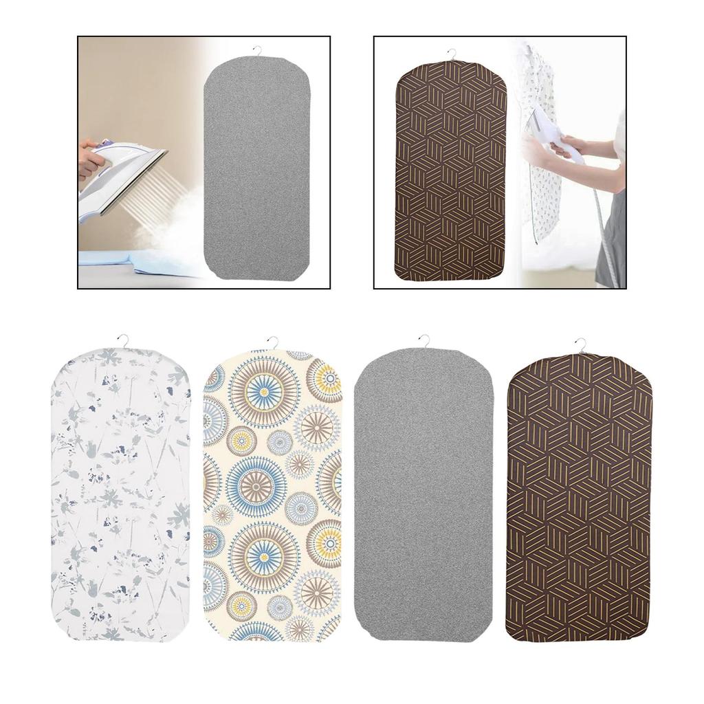 Hanging Ironing Board, Removable Ironing Mat, Standing Over Door, Clothes