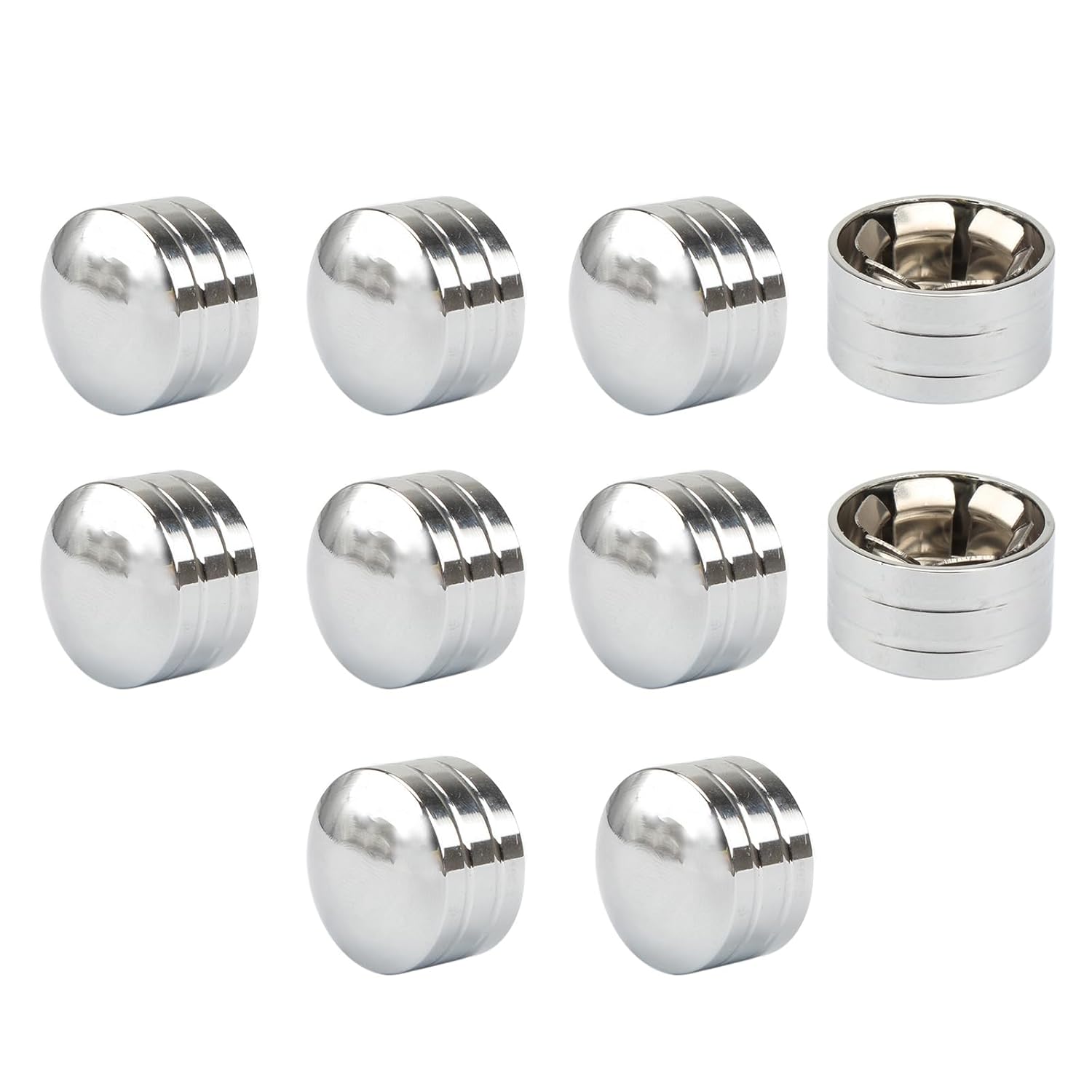 

Motorcycle Bolt Covers Chrome Bolt Head Toppers Engine Caps Kit fit for Harley Touring Road King Street Glide Road Glide Sportster 883 Dyna Fat Bob 7.5mm-10mm