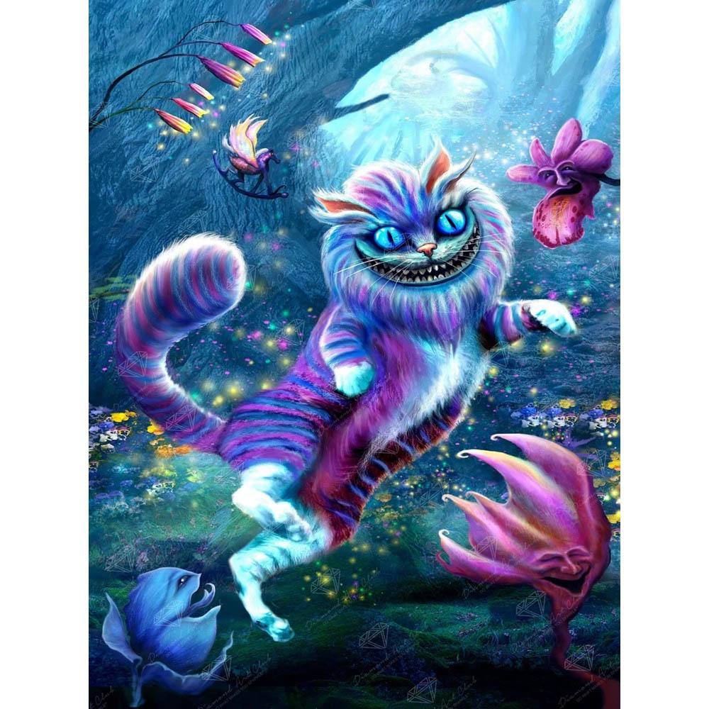 Alice In Wonderland 5D DIY Diamond Painting Mosaic Disney Cartoon Art Cross Stitch Embroidery Rhinestones Home Decor Kids Gift