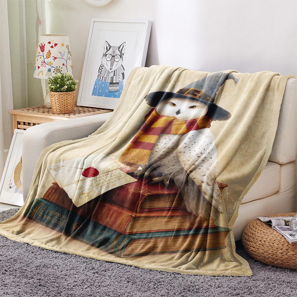 1 Peça Manta de Flanela com Estampa de Desenho Animado, Alta Qualidade Confortável para Todas as Estações, Decoração de Casa, Calor e Conforto, Perfeita para Presente de Natal Aniversário