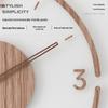Nordic Frameless Glass Wall Clock