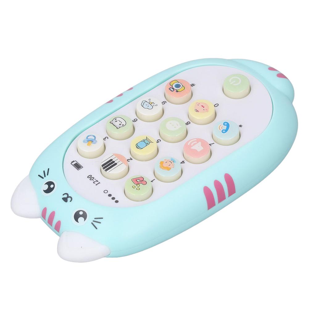 Baby Cell Phone Toy Teething Phone with Multi Music Effect Songs Lights for 1 Year Old Girl Gifts Boys