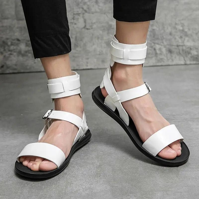 Fashion Beach Man Sandals Outdoor Number 41 on Offer Summer Sale Original Breathable Comfortable Trend 2025 Adult Pvc 39 Shoes for Men