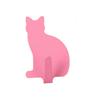 Adhesive Metal Cat Wall Hook for Kitchen, Bathroom, or Door.