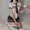 Sexy Lingerie Uniform Seduction Police Pleated Skirt Passion Secretary Character College Wind JK Maid