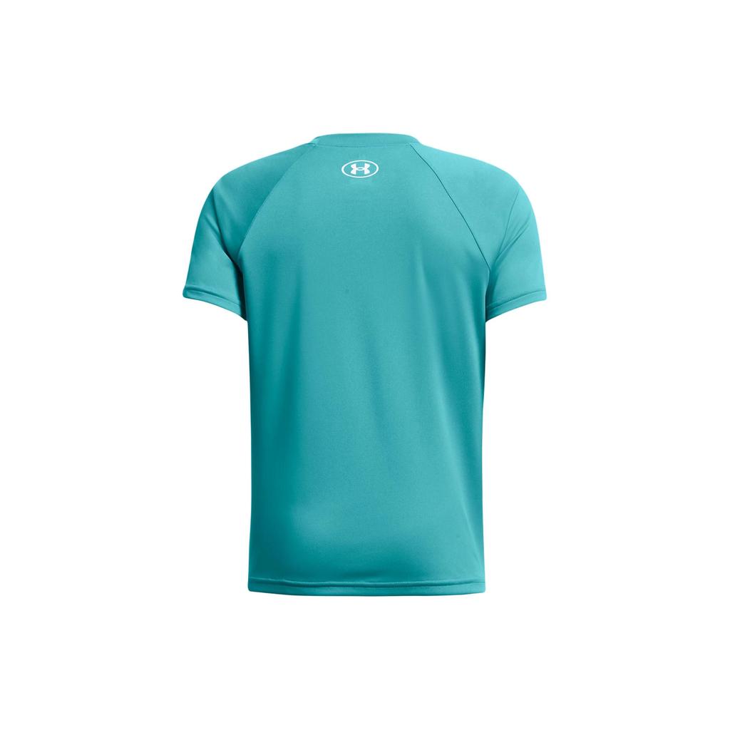 Under Armour Ua Tech™ Logo Print Round Neck Short Sleeve T-Shirt Kids tops Blue 1383010-464