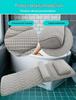 4D Non-Slip Bathtub Mat with Pillow and Suction Cups