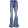VEROMODA Women's High-Waist Kick Flare Light Wash Jeans