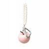Red Fruit Bag Charm Resin Craft Pearl Key Ring Heart Pendant Fruit Key Chain  Holiday Party
