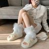 Fuzzy Faux Furs Leg Warmers Furs Heels Long Boots Cuffs Cover Has Elastic One Pair Carnivals Boot Cover Y2K JK Uniform
