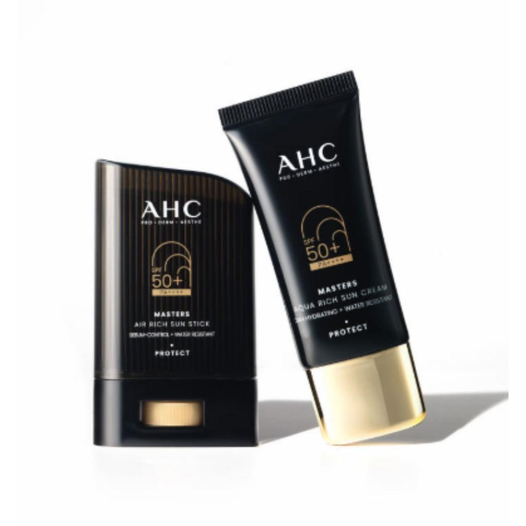 AHC Masters Air Rich Sun Stick SPF50+ PA++++ 22g – Matte Finish Sebum Control UV Protection Sunscreen Stick