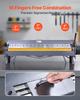Box and Pan Brake, 1270 Mm Sheet Metal Bending Brake,16-Gauge Mild Steel Capacity, 0-135 Degree Adjustable, Metal Bender Machine with 16 Fingers,