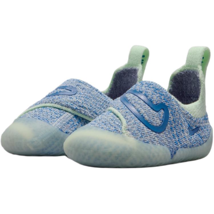 Nike Swoosh 1 Comfortable Versatile Low-Top Walking Shoes Baby Sneaker Blue FB3244-103