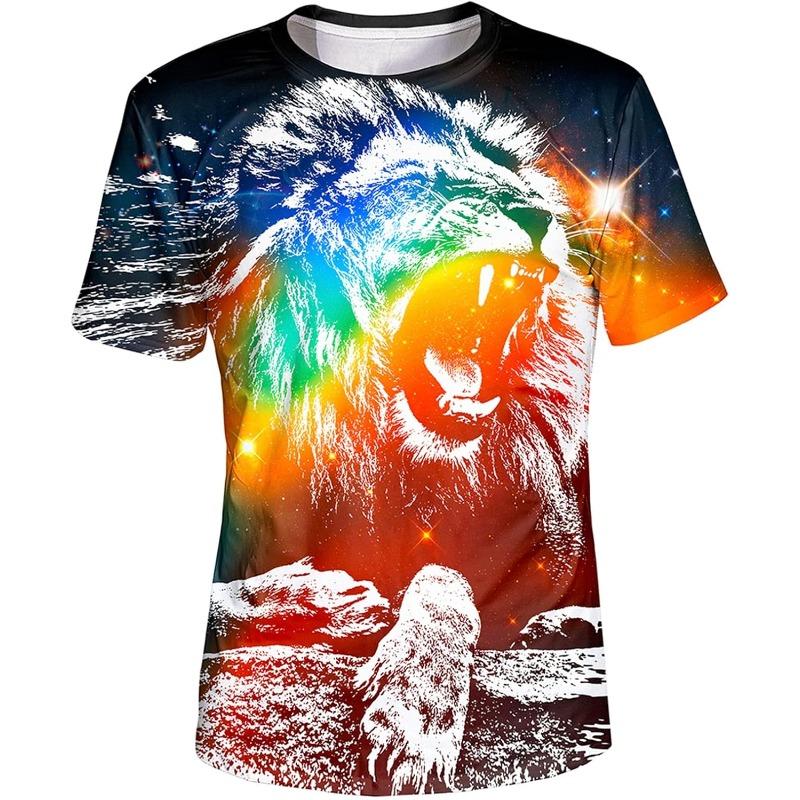 Men's Summer T-Shirt 3D Summer Style Beach Coconut Trees Polyester Quick Dry Breathable Short Sleeve Casual Wear