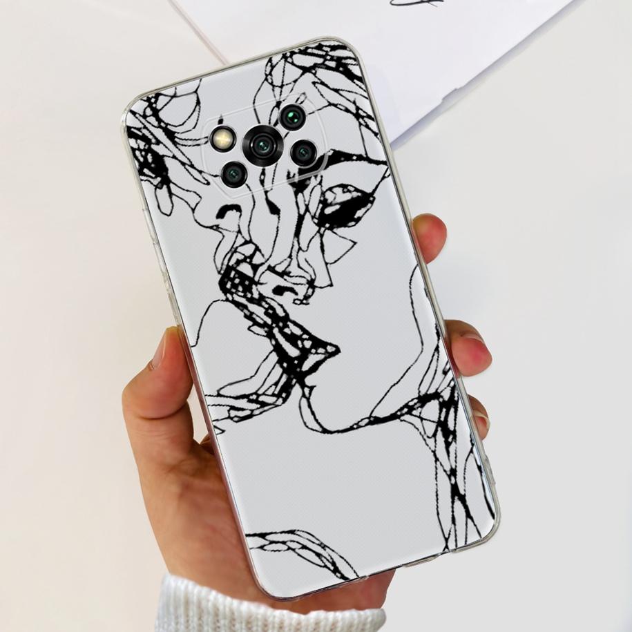 For Xiaomi Poco X3 Pro Phone Case Soft Silicon TPU Shockproof Coque For Poco X3 PocoX3 X 3 NFC Back Cover Bumper Astronaut Funda