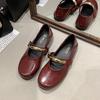 Niche Literary and Artistic Style Casual Flat Mary Jane Shoes Women's 2025 Spring and Autumn European Station Round Head Retro Temperament Single