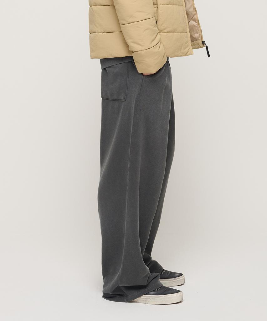 CARGOBROS In Pig Training Wide Straight Pants (Charcoal)