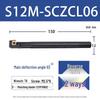 Torna Makineleri İçin 93° Vidalı CNC Kılavuz Çubuğu S08K/S12M-SCZCR06 09