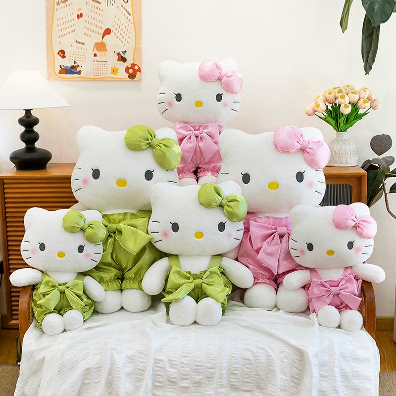 Hello Kitty Cross-Back Overalls Plush Doll Gift