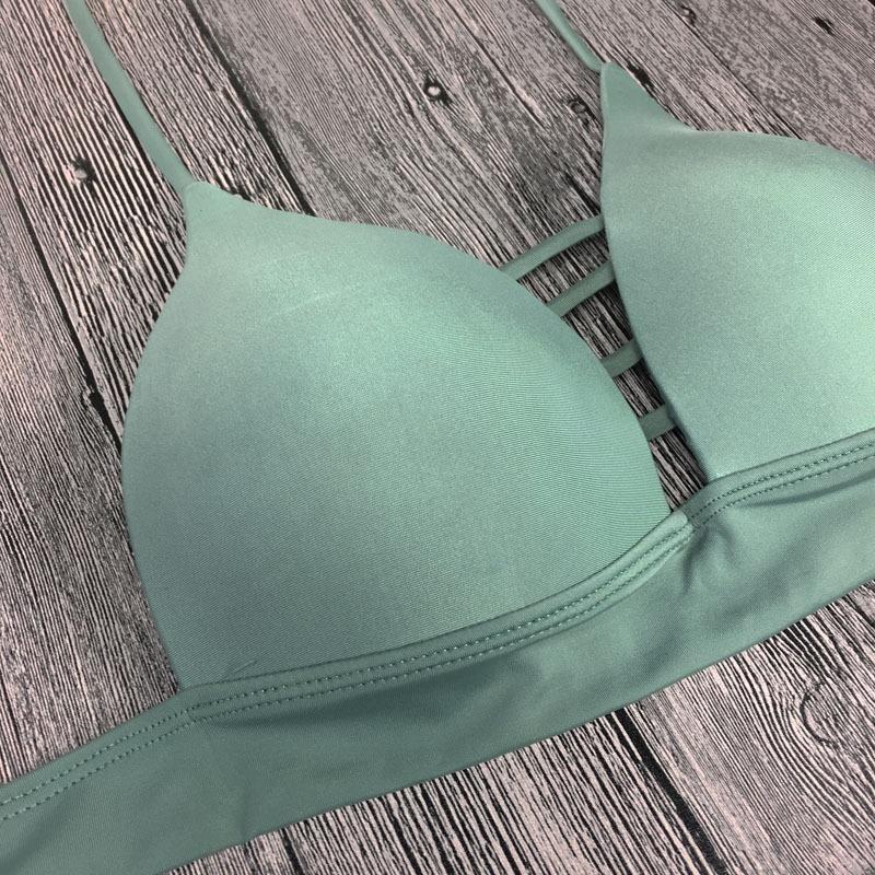 Set di bikini alla moda di alta qualità per donna con elegante reggiseno push-up