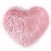 Heart-Shaped Long Pile Plush Carpet for Bedroom or Living Room