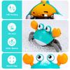 Dancing Crawling Crab Run Away Toys Kids Electronic USB Charging Interactive Toddler Tummy Time Toys