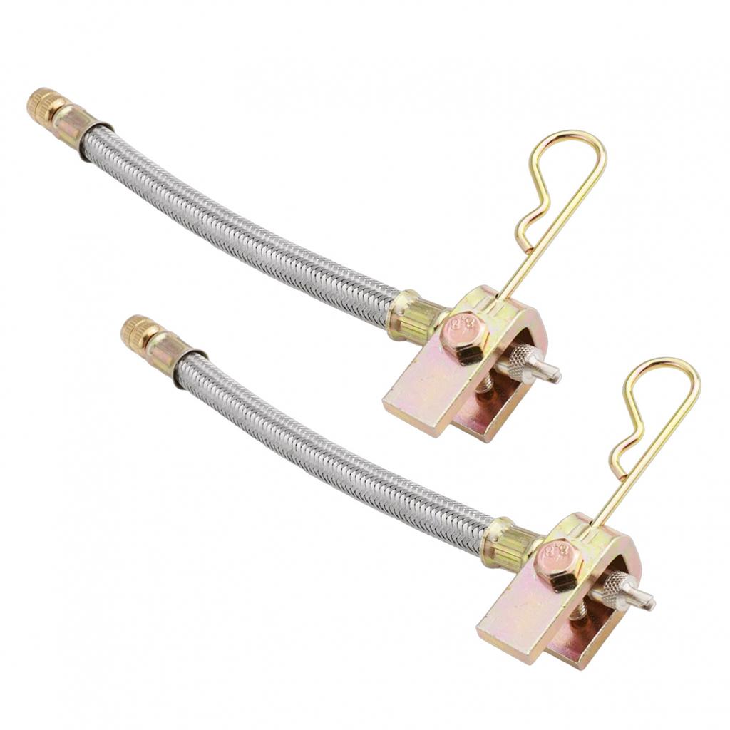 2Pcs Valve Stem Flexible Extension Dually Tire Valve Stem Extenders Adaptor