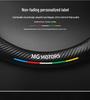 MG ZS6 & Scorpio Navigator ONE Suede Steering Wheel Cover - Magnolia 5 Model