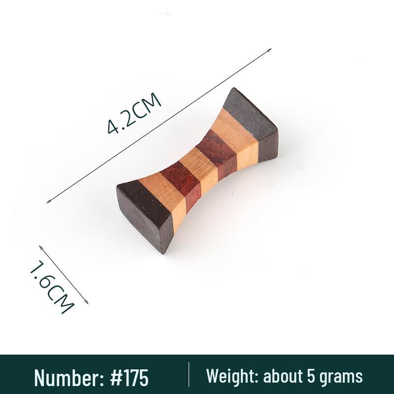 Abay Nanmu Wooden Leaf Ingot Chopstick Rest