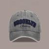 Embroidered Stitching Baseball Cap For Big Head Brooklyn City Style Oversized Adjustable Adjustable Snapback Urban Streetwear Cotton Unisex Dad Hat