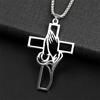 Stainless Steel Christian Tree Cross Necklace for Women Men Pendant Necklaces Retro Religion Jewelry Gift New Design Bijoux