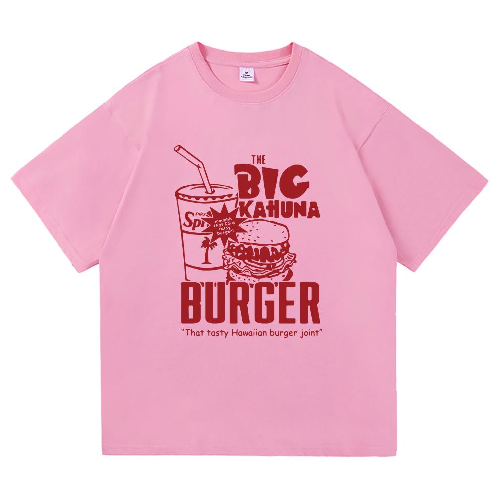 Funny Big Kahuna Burger T Shirt Healthy Breakfast Retro Fashion Men/women Clothing Vintage Harajuku High Quality Cotton Tshirts