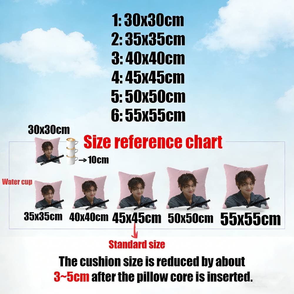 For Singer Actor PPark Ji Hoon Throw Pillow Case Sham Xcm Decoration Square Sofa Pillowcase Pad Cover