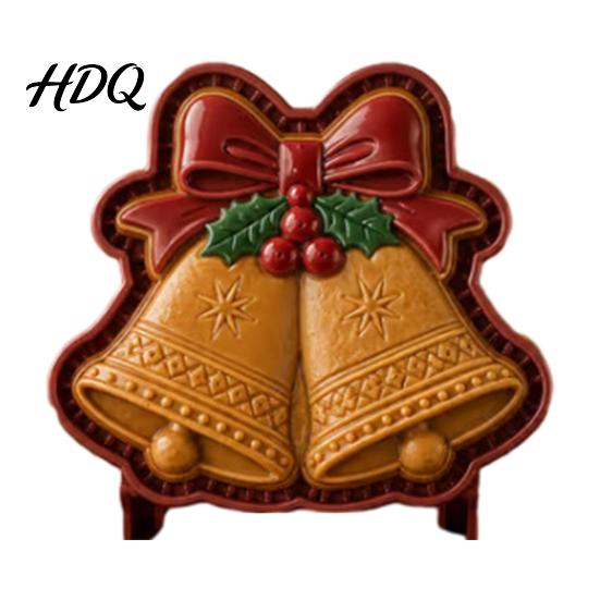 Gadget per la Cottura Fai-da-te in Cucina Stampo Mini Torta di Natale per Torte a Mano Casa Pan di Zenzero Festivo Babbo Natale Stampi per Biscotti dalla Forma Carina Strumenti a Pressione