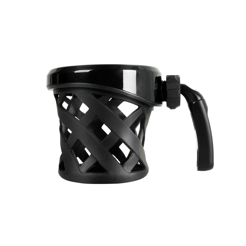 Motorcycle Handlebar Drink Cup Holder W/Mesh Basket Mount Universal