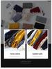 Men's White Round Neck Long Sleeve Knit Sweater for Spring, Autumn, and Winter