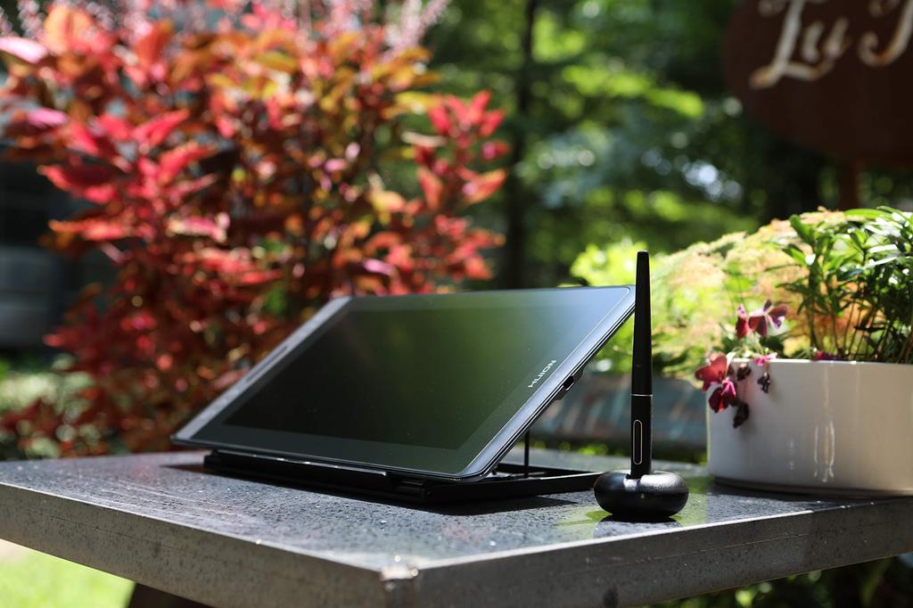 HUION ST300 LCD Tablet Stand, Compatible with Kamvas Series Tablets, Laptops, Printers, and More, Portable, Non-Slip, and 10kg Weight Capacity