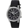 SEIKO Men's SNK809 5 Automatic Stainless Steel Watch with Black Canvas Strap