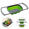 1 PCS Foldable Silicone Colander - Food Grade, Vegetable Fruit Drainer