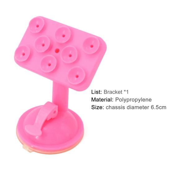 Car Phone Holder Rotatable Navigation Long-lasting 360 Degree Suction Design Firm Car Phone