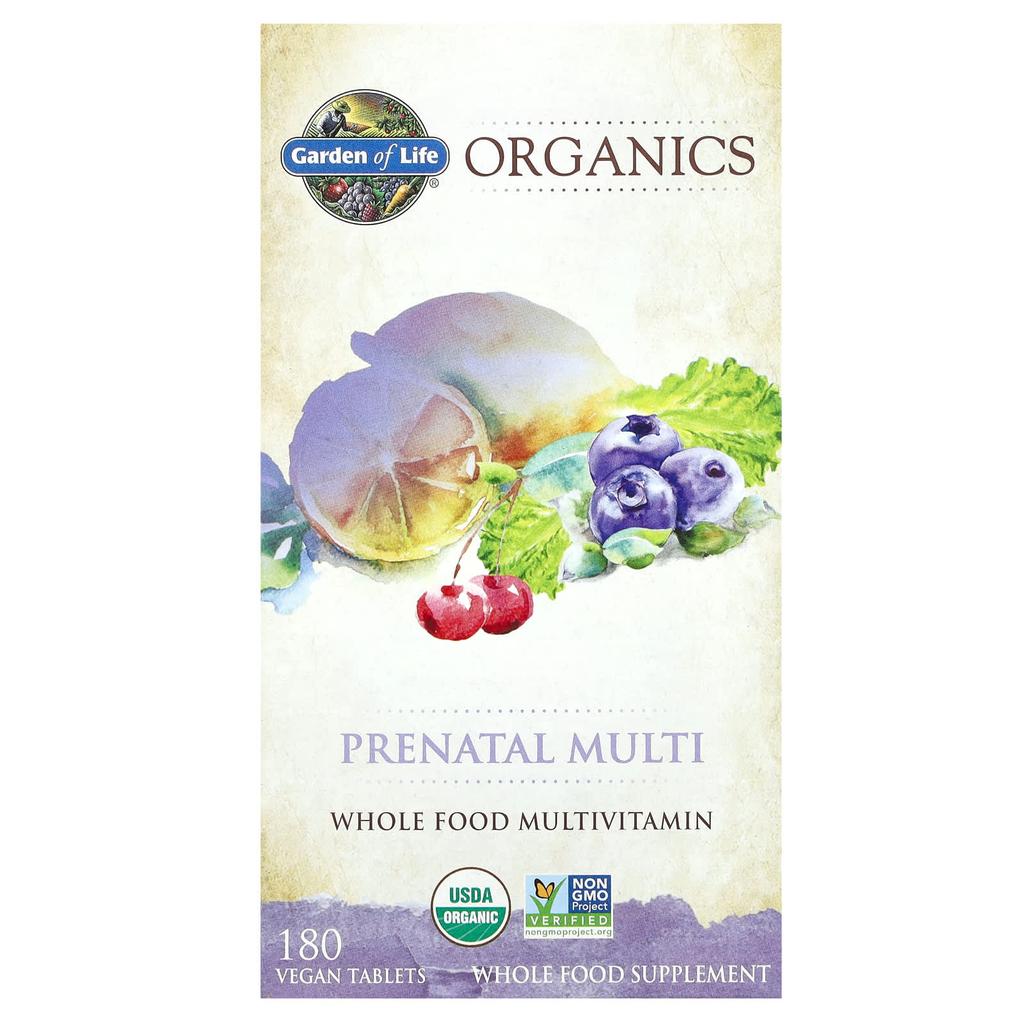 Organix, Prenatal Multi, Vegan Tablets, 180 Tablets
