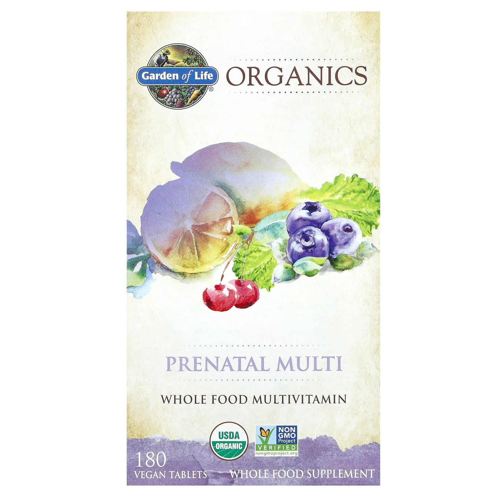 

Organix, Prenatal Multi, Vegan Tablets, 180 Tablets