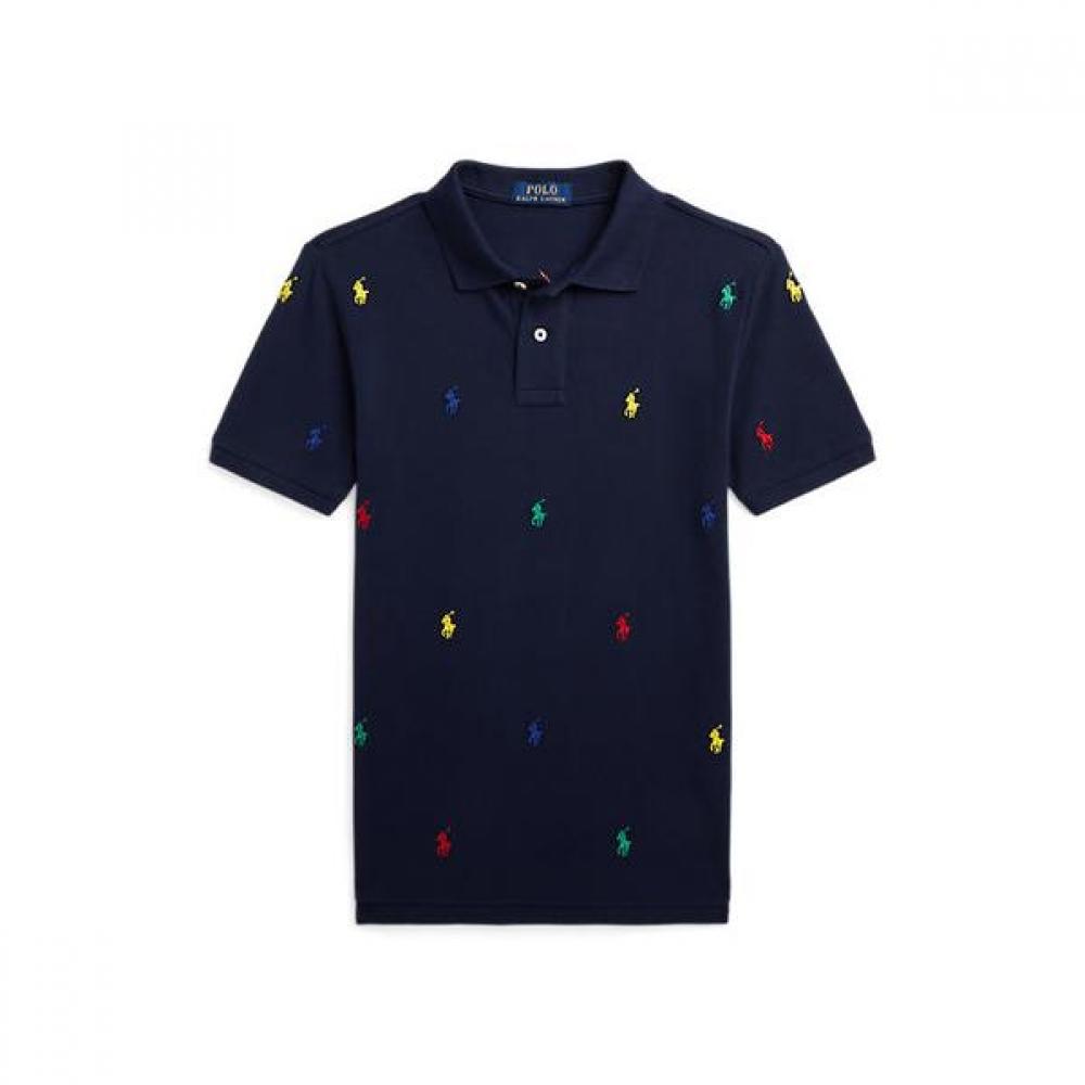 Polo Kids Boys 8 18 Years Old Polo Pony Cotton Mesh Polo Shirt  Cwpokniy8021073410 S