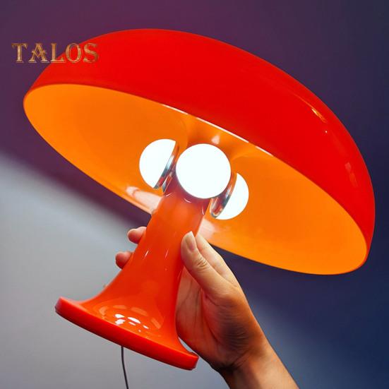 Lampă de masă cu ciuperci Lampă de noptieră cu LED, strălucire moale, temperatură de culoare reglabilă, decorativă, modernă