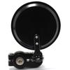 2 Pcs Motorcycle Rearview Mirror Round Folding Bar End Rear View Side Mirror Black for 78in Outer