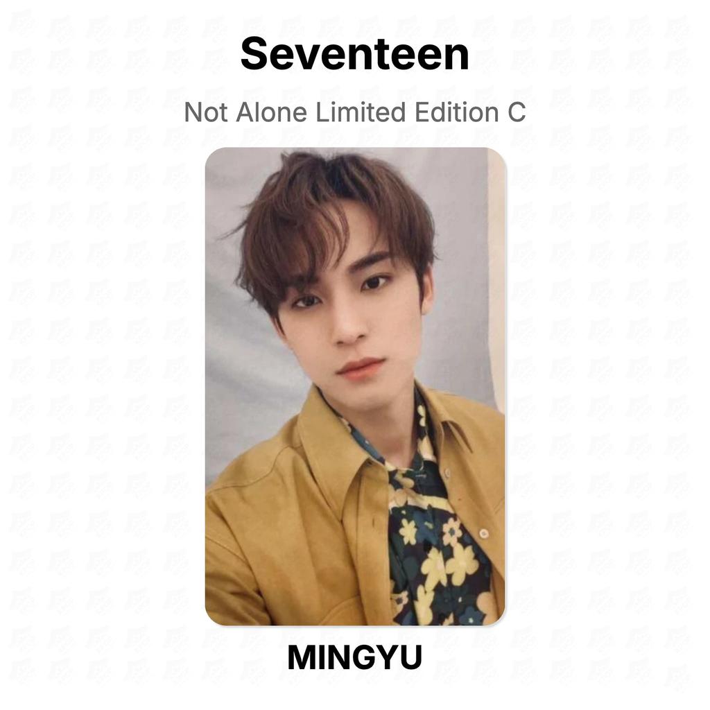 Seventeen Not Alone Limited Edition C Official Photocard