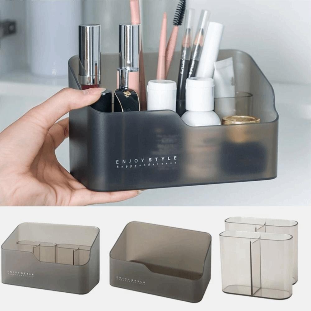 Plastic Mirror Cabinet Storage Box Household Multifunctional Makeup Storage Case Makeup Organizer Desktop Storage Box