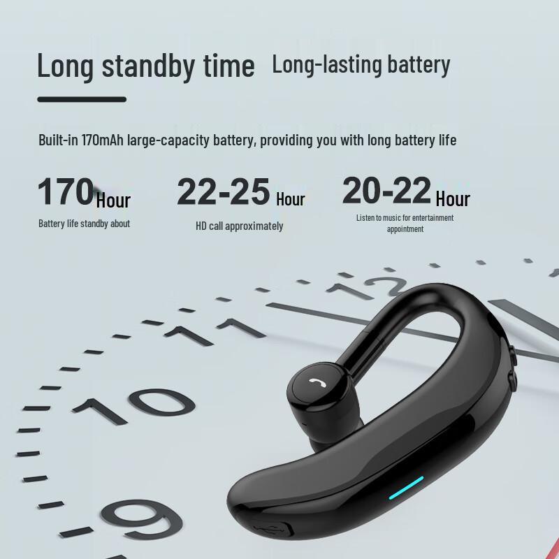 Masentek F600 Wireless Bluetooth Ear-hook Headset