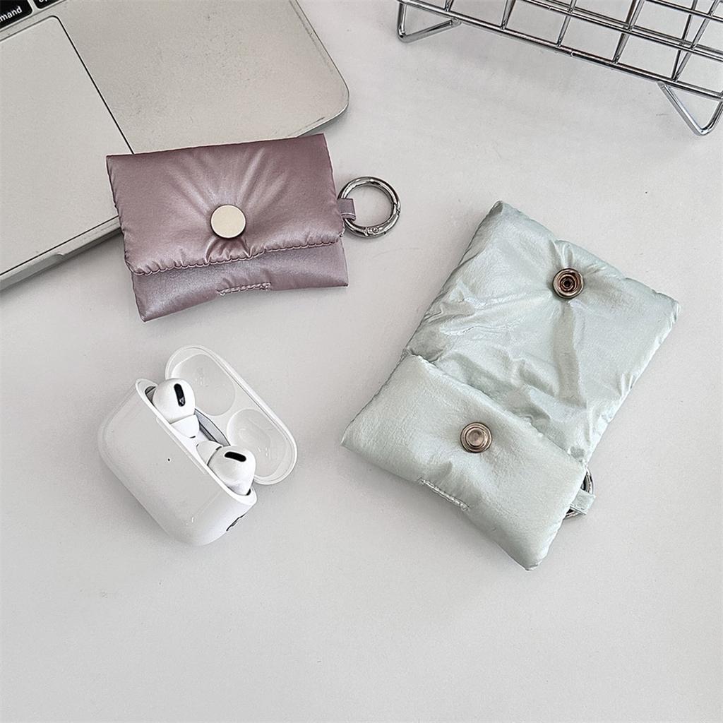 Earphone Storage Bag Soft Data Cable Storage Bag Earphone Case Headphone Pouch Earphone Storage Bag for Daily Office